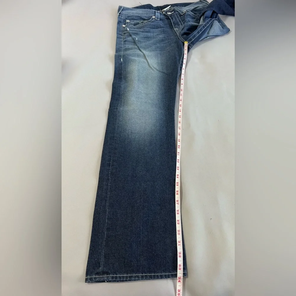 Men's True Religion Jeans Straight Size 32‎ RN# 112790 Denim Horseshoe Gorgeous